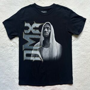 DMX Hip Hop Artist Rap Black Graphic Tee Short Sleeve Crewneck Shirt